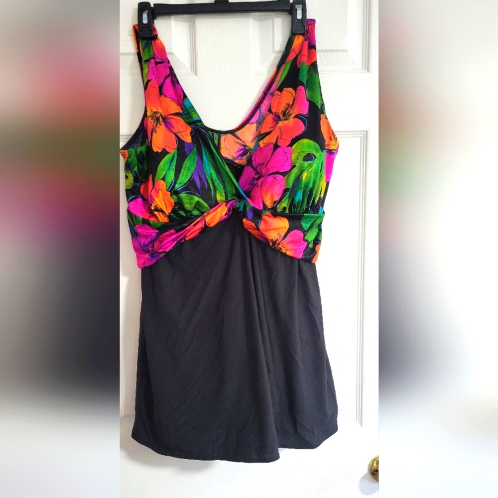 Vibrant Floral Women's Bathing Suit
